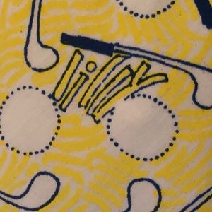 Vintage Lilly Pulitzer GOLF print necktie!